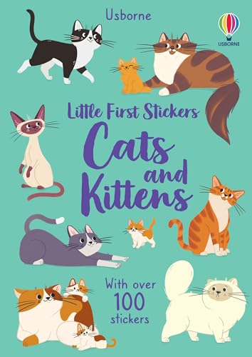 Little First Stickers Cats and Kittens: with over 100 stickers von Usborne