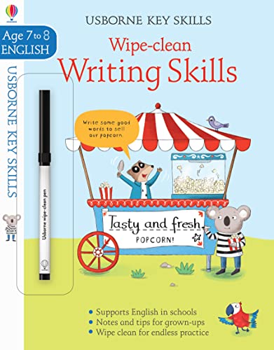Wipe-Clean Writing Skills 7-8 (Wipe-Clean Key Skills) von USBORNE CAT ANG