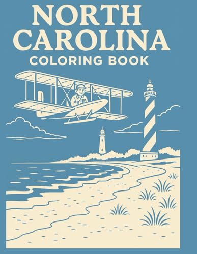 North Carolina Coloring Book (Explore and Color the U.S.A.) von Independently published