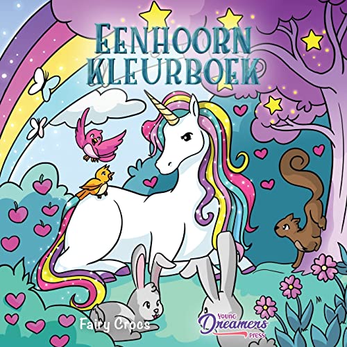 Eenhoorn Kleurboek: Voor kinderen van 4 tot 8 jaar (Kleurboeken Voor Kinderen, Band 4) von Young Dreamers Press