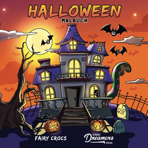 Halloween Malbuch: Für Kinder im Alter von 4-8, 9-12
