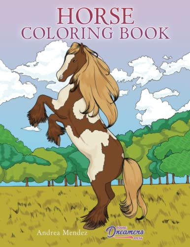Horse Coloring Book: For Kids Ages 9-12 (Young Dreamers Coloring Books, Band 4) von Young Dreamers Press