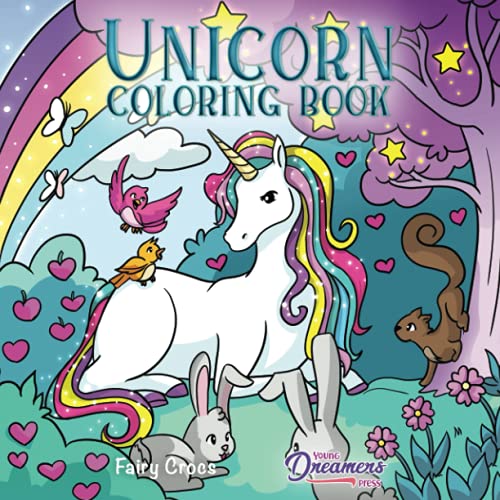 Unicorn Coloring Book: For Kids Ages 4-8 (Coloring Books for Kids, Band 4) von Young Dreamers Press