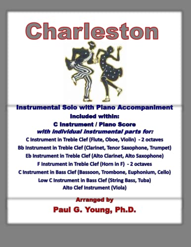 Charleston: Instrumental Solo with Piano Accompaniment (1920s Jazz and Popular Instrumental Solos) von Independently published