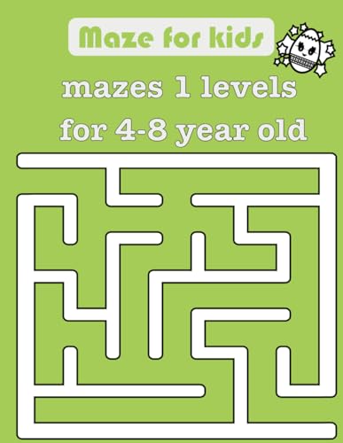 Mazes For Kids Ages 4-8: amazing mazes 1 levels for 4-8 year old (Activity books for kids) von Independently published