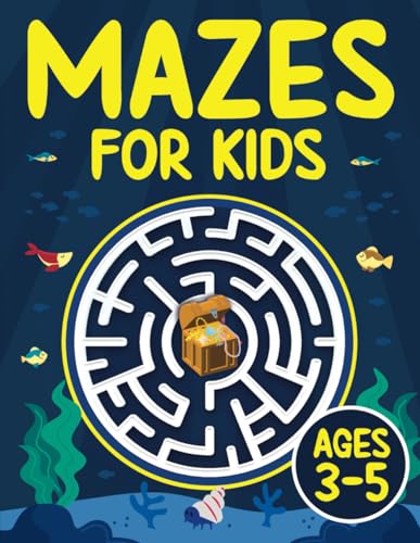 Mazes For Kids Ages 3-5: Fun Maze Activity Book for 3, 4 and 5 Year Old Children (Maze Books for Kids, Band 1) von Splendid Youth