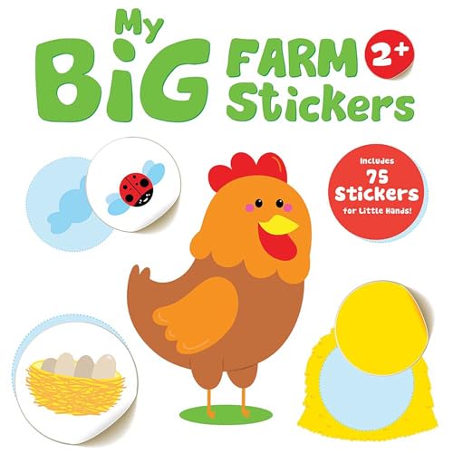 My Big Farm Sticker Book: Chicken (Ages 2+): Includes 75 Stickers for Little Hands! (Yoyo My Big Farm Sticker Book) von Yoyo Books Belgium BV