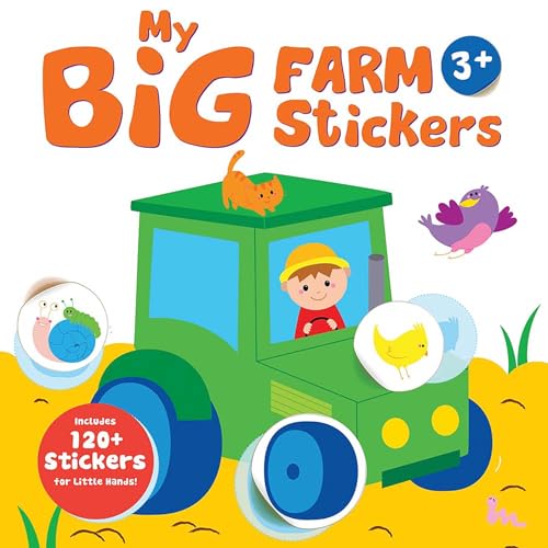 My Big Farm Sticker Book: Tractor (Ages 3+): Includes 120+ Stickers for Little Hands! (Yoyo My Big Farm Sticker Book) von Yoyo Books Belgium BV