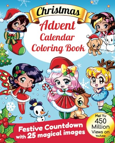 Christmas Advent Calendar Coloring Book Christmas Advent Calendar Coloring Book