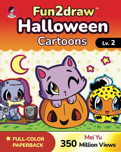 How to Draw Halloween Cartoons - Fun2draw Lv. 2: How to draw for beginners - How to draw cute, kawaii stuff, animals, food, and characters How to Draw Halloween Cartoons - Fun2draw Lv. 2: How to draw for beginners - How to draw cute, kawaii stuff, animals, food, and characters