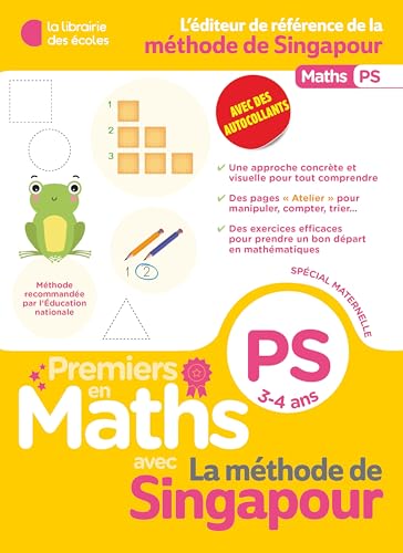 Premiers en maths - Méthode de singapour PS: PS, 3-4 ans von LIB DES ECOLES