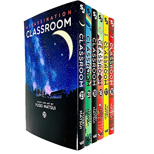Assassination Classroom Series Vol 16 17 18 19 20 21 Collection 6 Books Set By Yusei Matsui