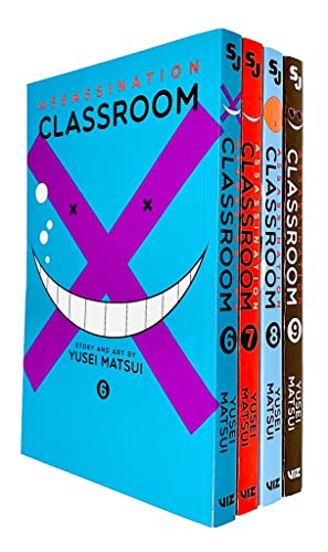 Assassination Classroom Series Volume 6 7 8 10 Collection 4 Books Set By Yusei Matsui