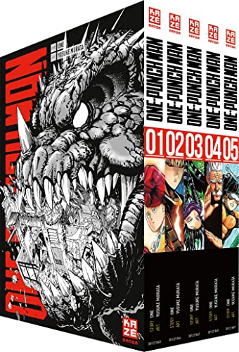 ONE-PUNCH MAN - Band 01-05 im Sammelschuber von Crunchyroll Manga
