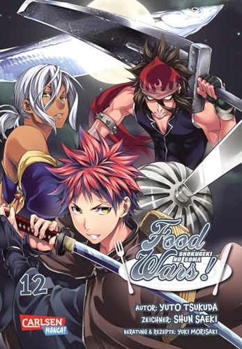 Food Wars - Shokugeki No Soma 12: Heiße Koch-Action im Internat – Mit Rezepten zum Nachkochen von Carlsen Verlag GmbH