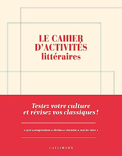 Le cahier de vacances litteraire