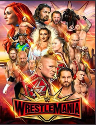 ww𝐞 Coloring Book: Coloring Book with all of your favorite wrestling superstars