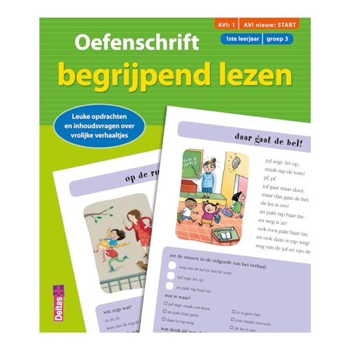 (AVI:1 AVI nieuw:START) (1ste leerjaar - groep 3): Leuke opdrachten en inhoudsvragen over vrolijke verhaaltjes (Oefenschrift begrijpend lezen)