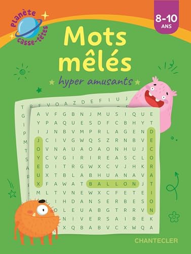 Bloc Planète casse-têtes – Mots mêlés hyper amusants (8-10 a.) von Chantecler Editions ZNU