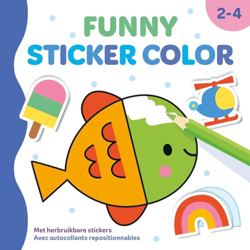 Funny Sticker Color (2-4 j.) / Funny Sticker Color (2-4a.) von Zuidnederlandse Uitgeverij (ZNU)