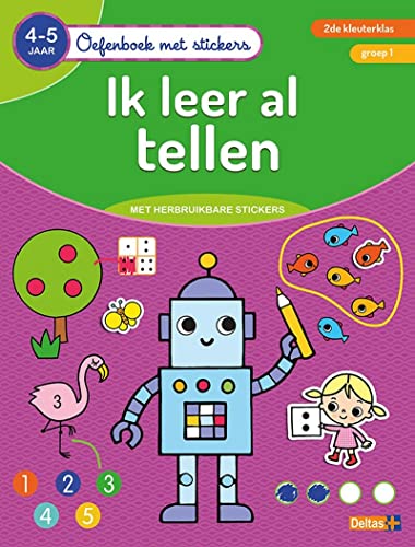 Oefenboek met stickers - Ik leer al tellen (4-5 j.)