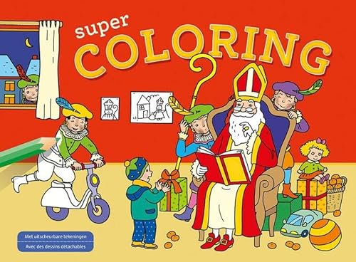 Sinterklaas Super Coloring / Saint-Nicolas Super Coloring von Zuidnederlandse Uitgeverij (ZNU)
