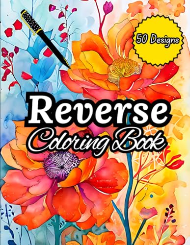 Reverse Coloring Book: Mini Reverse Coloring Book for Adults, kids, and teens-Mindful Doodling Reverse Coloring Book(watercolor) von Independently published