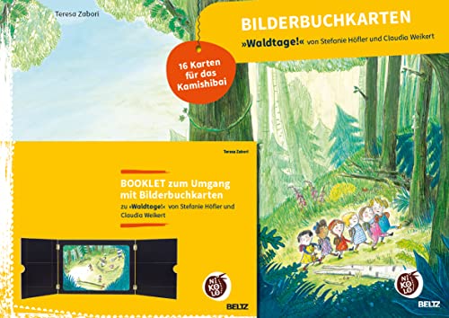 Bilderbuchkarten »Waldtage!« von Stefanie Höfler und Claudia Weikert: 16 Karten für das Kamishibai, mit Booklet (Beltz Nikolo) von Beltz