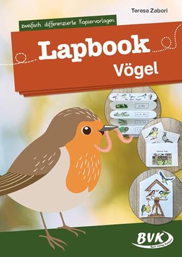 Lapbook Vögel: zweifach differenzierte Kopiervorlagen (Lapbooks) | Kreativer Sachunterricht 1./2. Klasse (BVK Lapbooks)