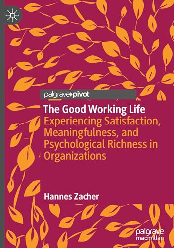 The Good Working Life: Experiencing Satisfaction, Meaningfulness, and Psychological Richness in Organizations von Palgrave Macmillan
