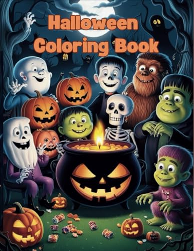 Halloween Coloring Book: A Creative Journey Through the Spooky World of Halloween!
