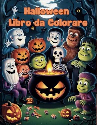 Halloween Libro da Colorare: Un viaggio creativo attraverso lo spettrale mondo di Halloween! von Independently published