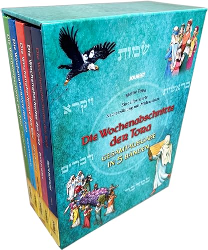 Die Wochenabschnitte der Tora. Gesamtausgabe in 5 Bänden: Eine illustrierte Nacherzählung mit Midraschim (Meine Tora) von Jourist Verlags GmbH