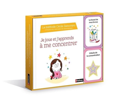 Coffret Je joue et j'apprends à me concentrer: La méthode Cécile Zamorano