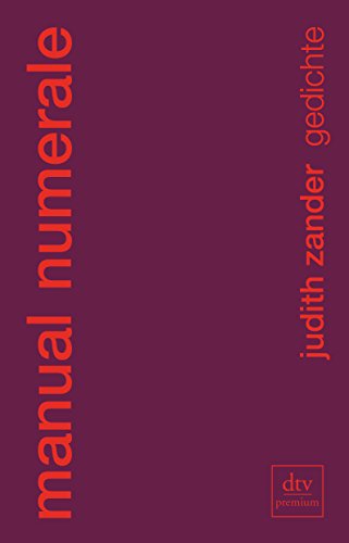 manual numerale: Gedichte von dtv Verlagsgesellschaft
