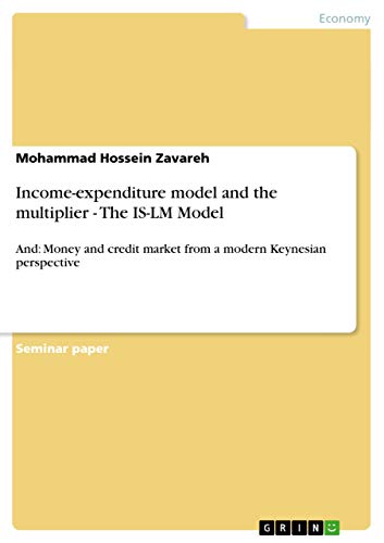 Income-expenditure model and the multiplier - The IS-LM Model: And: Money and credit market from a modern Keynesian perspective von GRIN Verlag