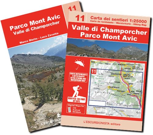 Valle di Champorcher, Parco Mont Avic. Ediz. multilingue. Con Carta geografica: Carta dei sentieri 1:25.000 (Trekking week-end) von L'Escursionista