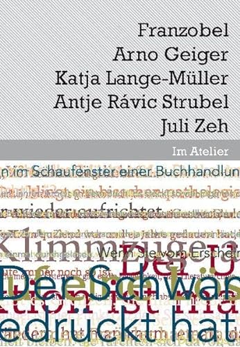 Im Atelier. Beiträge zur Poetik der Gegenwartsliteratur 07/08 / Im Atelier: Beiträge zur Poetik der Gegenwartsliteratur