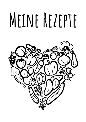 Meine Rezepte Ringbuch A4: Rezeptbuch zum selber Eintragen inklusive Messer- und Fleischguide (Rezeptbücher zum selber Eintragen)