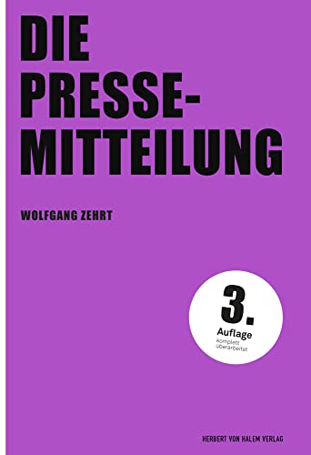 Die Pressemitteilung (PR Praxis) von Herbert von Halem Verlag