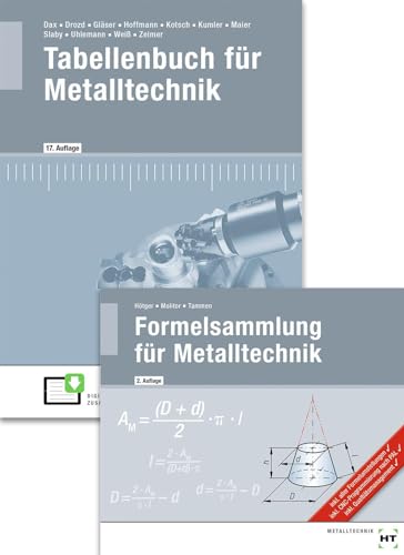 Paketangebot Tabellenbuch für Metalltechnik und Formelsammlung für Metalltechnik