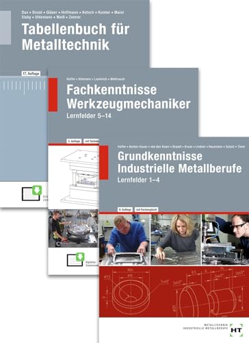 Paketangebot Werkzeugmechaniker: Lernfelder 1-14 + Tabellenbuch von Verlag Handwerk und Technik