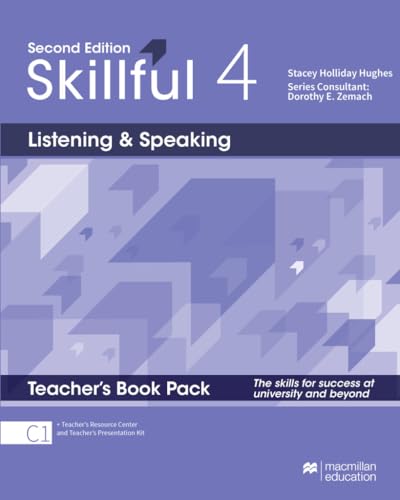 Skillful 2nd edition Level 4 – Listening and Speaking: The skills for success at university and beyond / Teacher’s Book with Presentation Kit, Teacher’s Resource Centre and Online Workbook