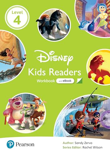 Level 4: Disney Kids Readers Workbook with eBook and Online Resources (Pearson English Kids Readers) von Pearson Education Limited