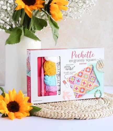 Coffret Pochette en granny square von DE SAXE