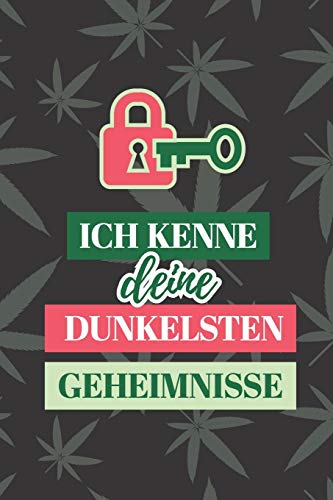 Ich kenne deine dunkelsten Geheimnisse: Handliches Passwortbuch mit A-Z Register zum Verwalten von Passwörtern, Zugangsdaten, PINs und Puks von Independently Published