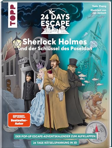 24 DAYS ESCAPE 3D Pop-Up-Adventskalender– Sherlock Holmes und der Schlüssel des Poseidon: Rätseln durch den Advent im Pop-Up-Buch! Mit Storyheft und verborgenen Geheimnissen 24 DAYS ESCAPE 3D Pop-Up-Adventskalender– Sherlock Holmes und der Schlüssel des Poseidon: Rätseln durch den Advent im Pop-Up-Buch! Mit Storyheft und verborgenen Geheimnissen