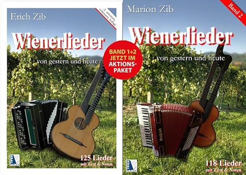 Wienerlieder Band 1 + Band 2 - AKTIONSPAKET Wienerlieder Band 1 + Band 2 - AKTIONSPAKET