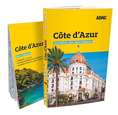 ADAC Reiseführer plus Côte d'Azur: Mit Maxi-Faltkarte und praktischer Spiralbindung