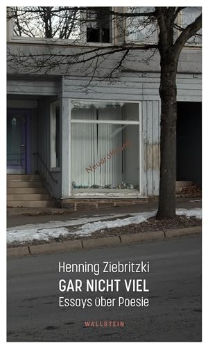 Gar nicht viel: Essays über Poesie von Wallstein Verlag GmbH